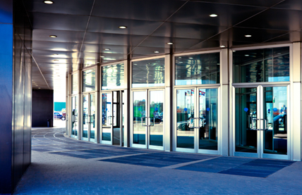automatic doors needing a maintenance check