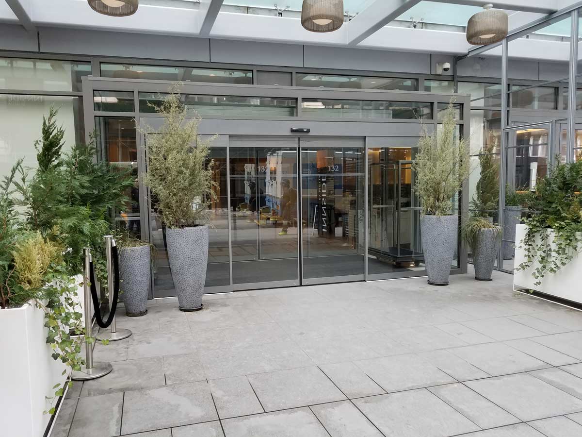 Automatic sliding door repair for a commercial entrance in New York and New Jersey