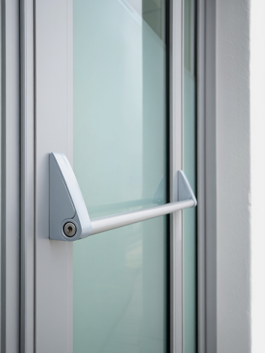 Commercial Manual Door Hardware Service Commercial manual door hardware including closer pivot lock and exit device components